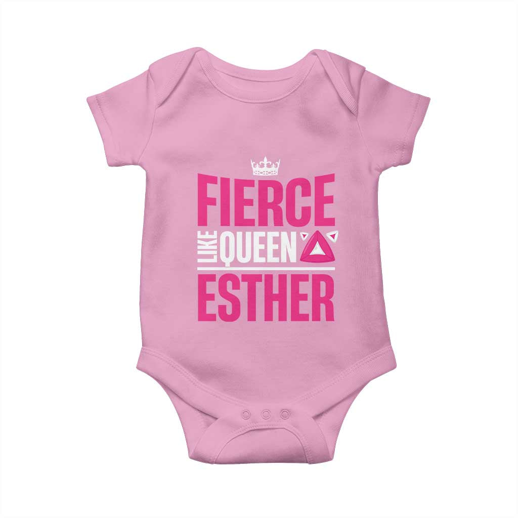 Purim Fierce Like Queen Esther Baby Onesie