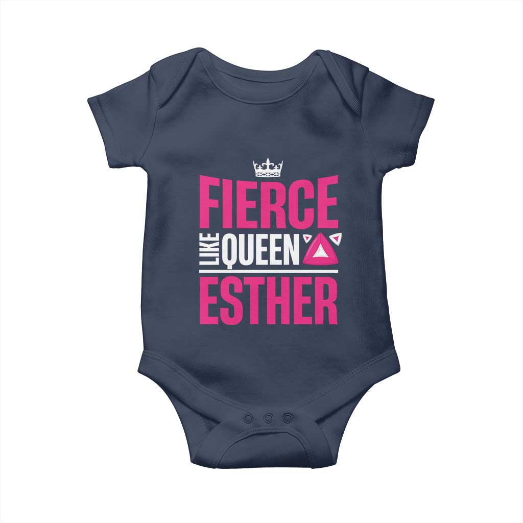 Purim Fierce Like Queen Esther Baby Onesie