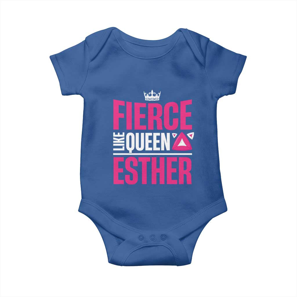 Purim Fierce Like Queen Esther Baby Onesie