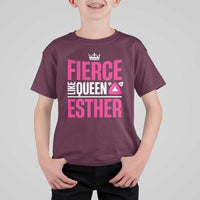 Purim Fierce Like Queen Esther T Shirt For Kid