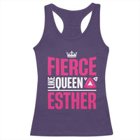 Purim Fierce Like Queen Esther Racerback Tank Top