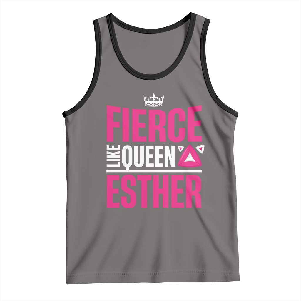 Purim Fierce Like Queen Esther Tank Top