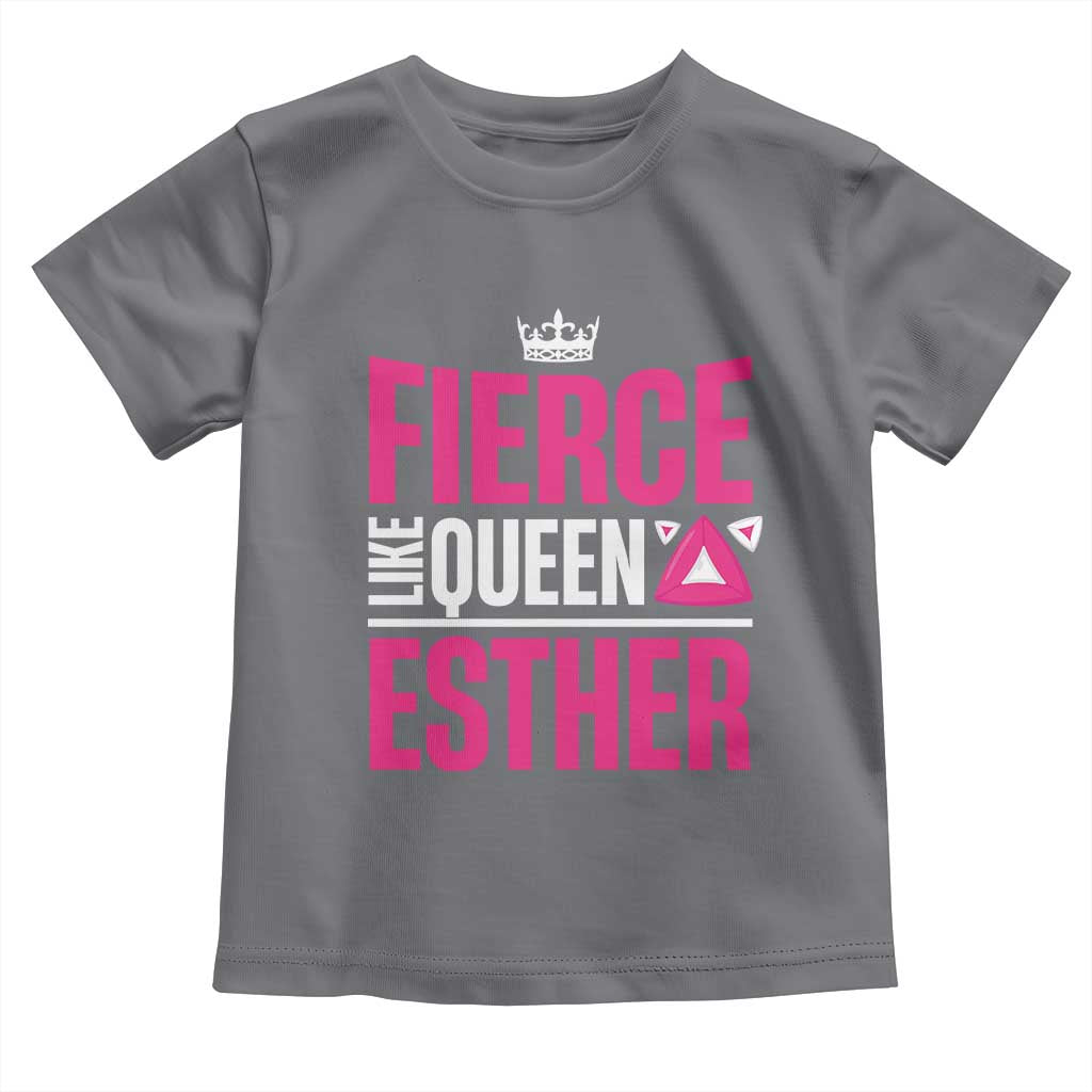 Purim Fierce Like Queen Esther Toddler T Shirt