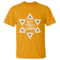 Not Today Haman Purim T Shirt Hamantash Jewish Star of David