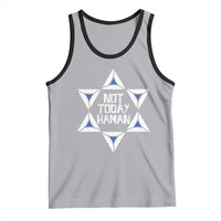 Not Today Haman Purim Tank Top Hamantash Jewish Star of David
