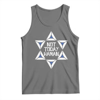 Not Today Haman Purim Tank Top Hamantash Jewish Star of David