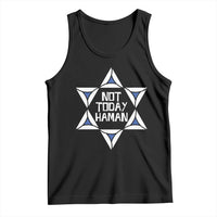 Not Today Haman Purim Tank Top Hamantash Jewish Star of David