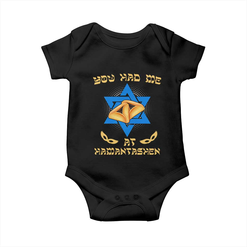 Funny Purim Baby Onesie You Had Me At Hamantash