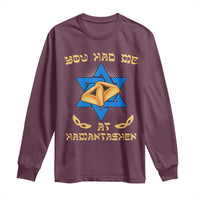 Funny Purim Long Sleeve Shirt You Had Me At Hamantash