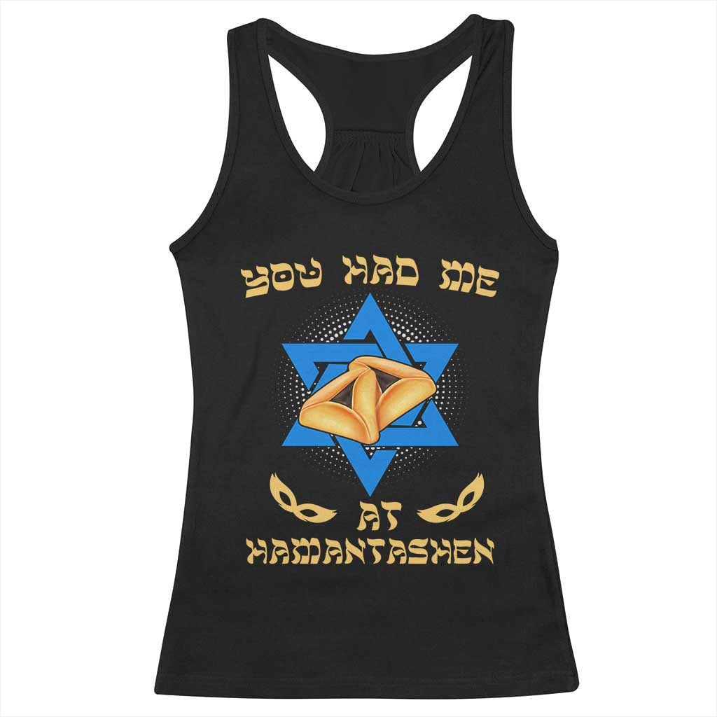 Funny Purim Racerback Tank Top You Had Me At Hamantash