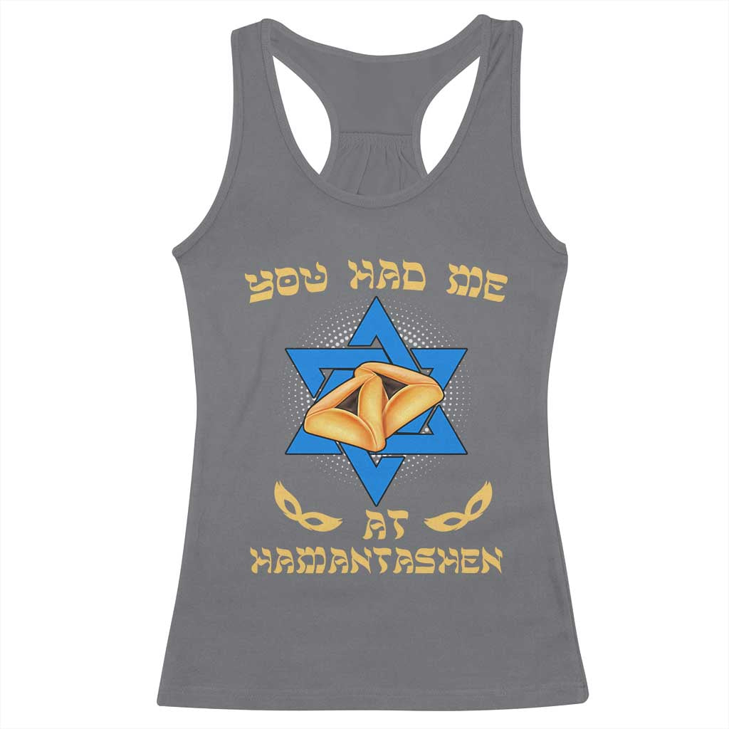 Funny Purim Racerback Tank Top You Had Me At Hamantash