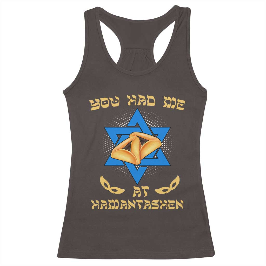 Funny Purim Racerback Tank Top You Had Me At Hamantash
