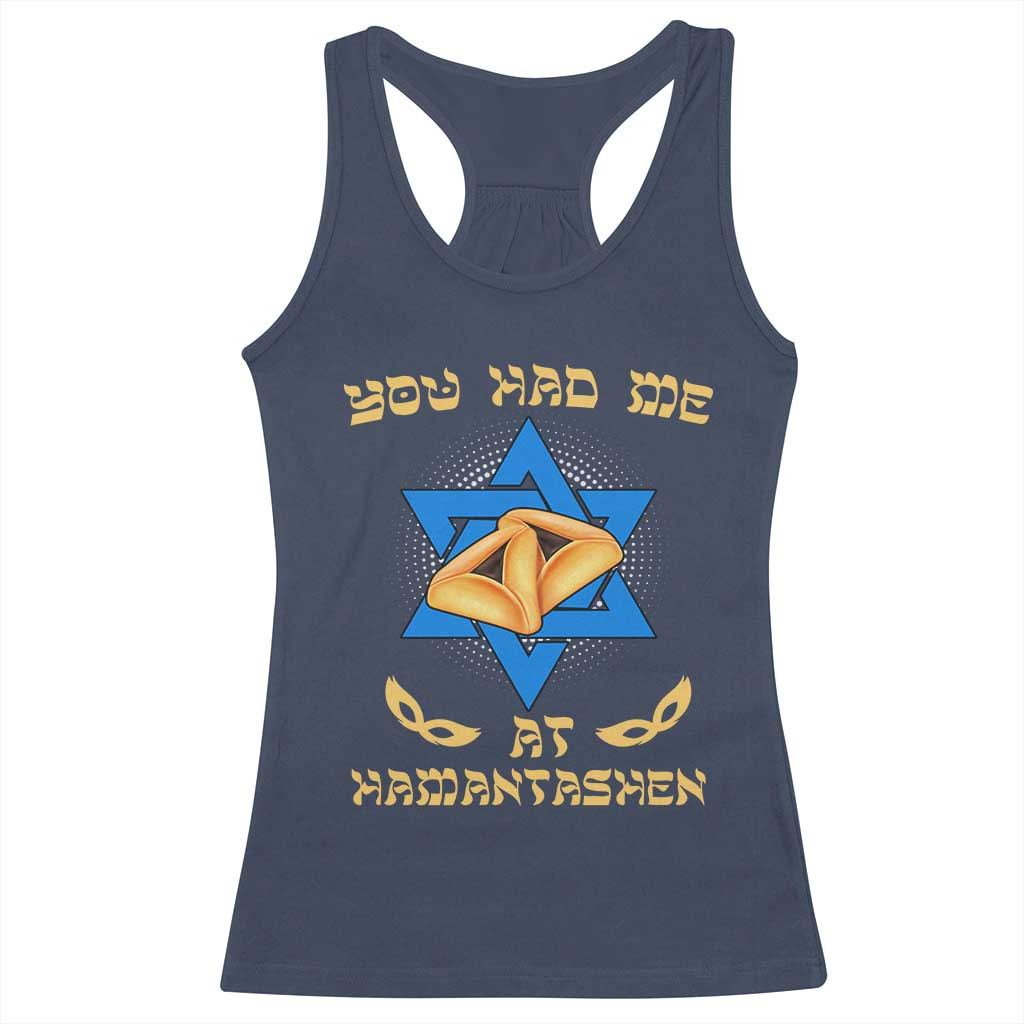 Funny Purim Racerback Tank Top You Had Me At Hamantash