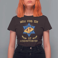 Funny Purim T Shirt For Women You Had Me At Hamantash