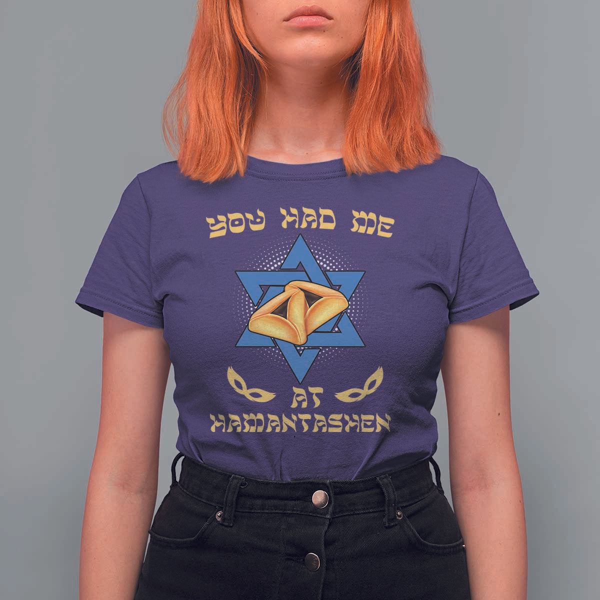 Funny Purim T Shirt For Women You Had Me At Hamantash