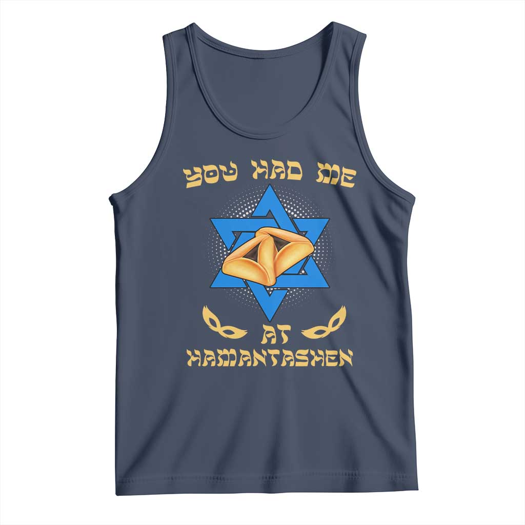 Funny Purim Tank Top You Had Me At Hamantash