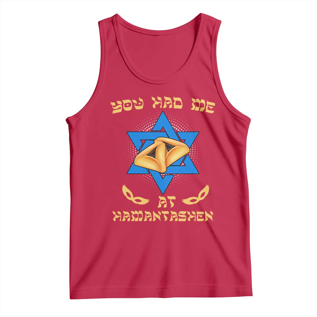 Funny Purim Tank Top You Had Me At Hamantash