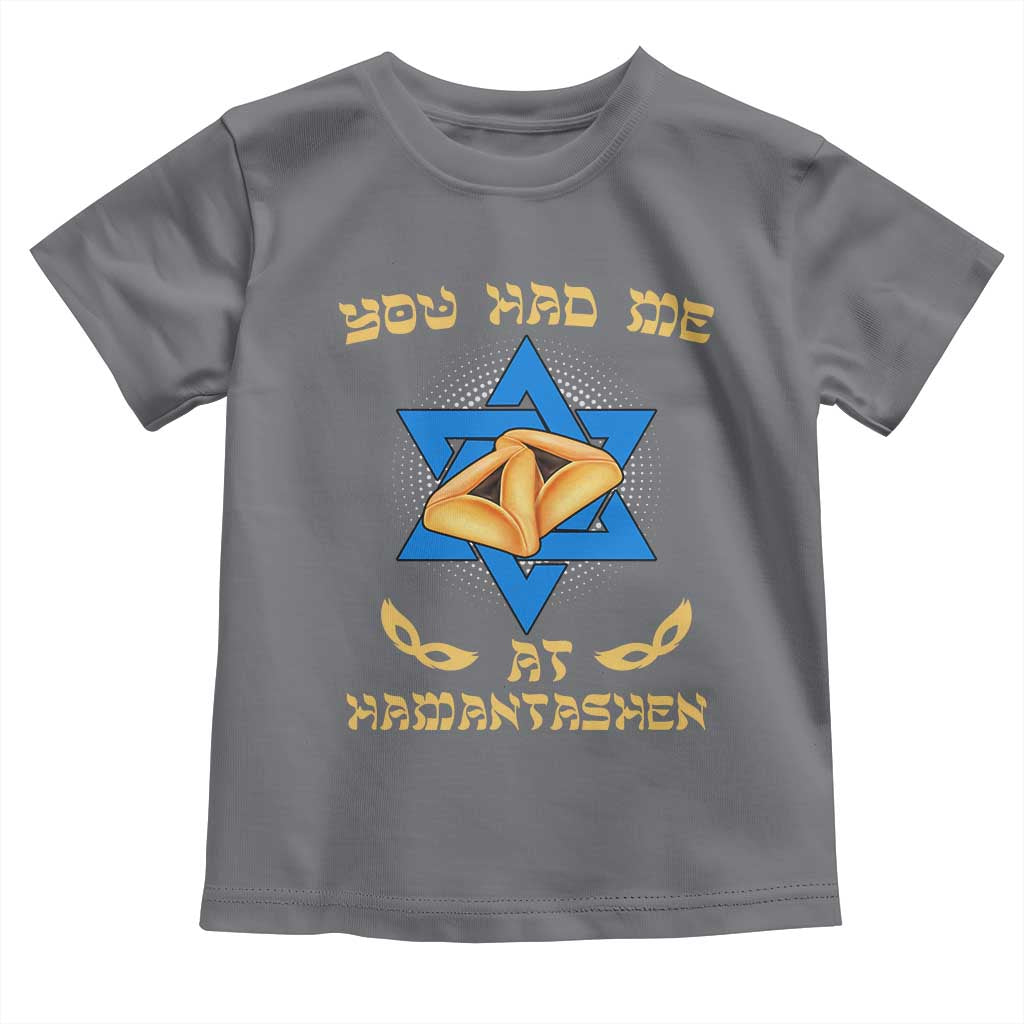 Funny Purim Toddler T Shirt You Had Me At Hamantash