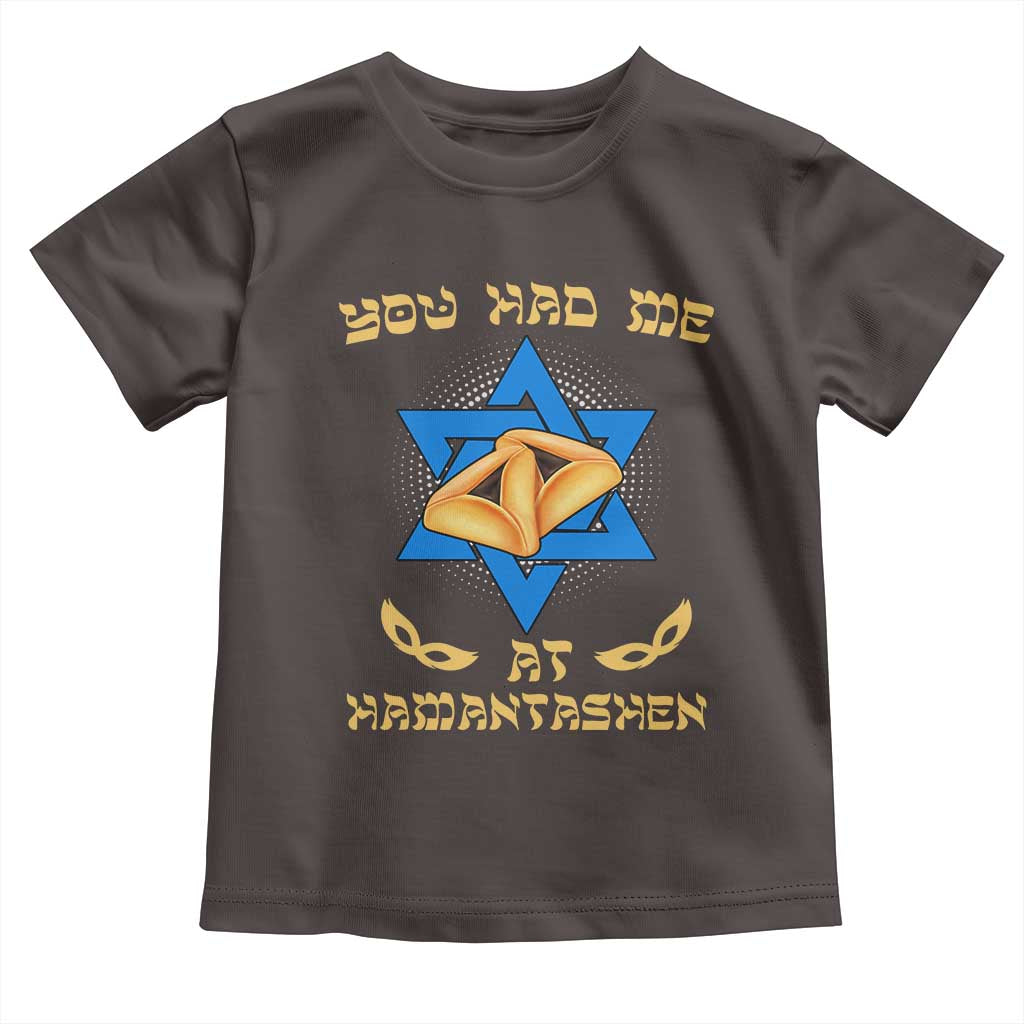 Funny Purim Toddler T Shirt You Had Me At Hamantash