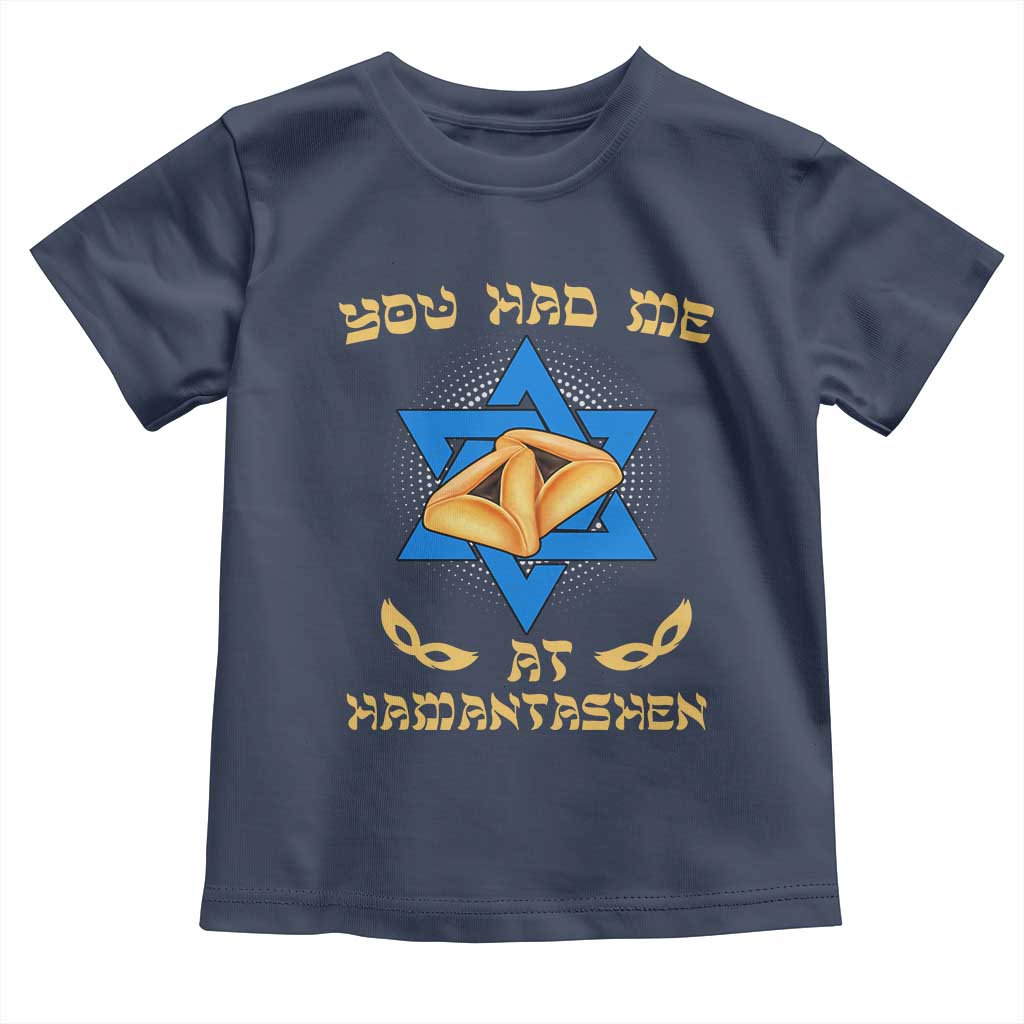 Funny Purim Toddler T Shirt You Had Me At Hamantash