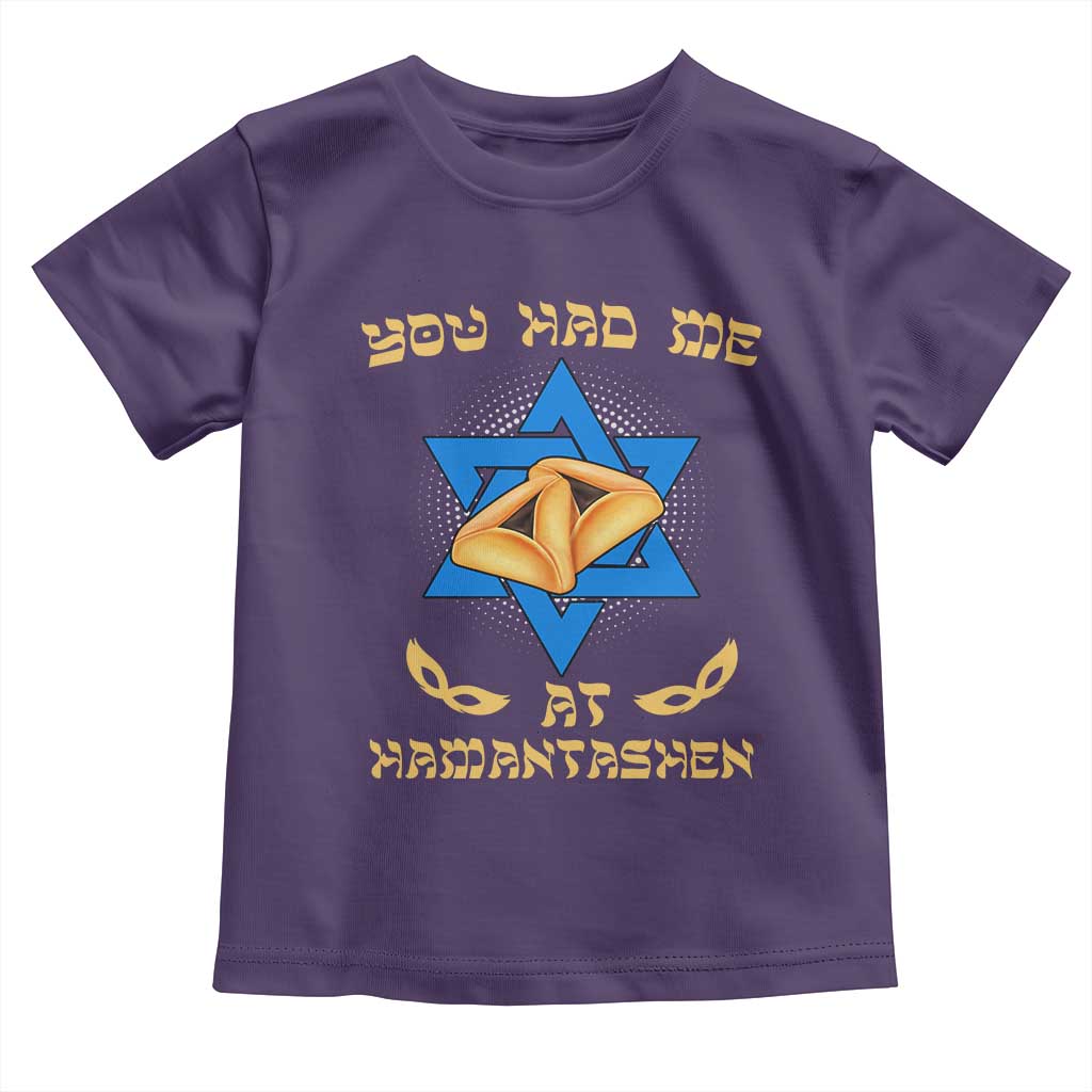 Funny Purim Toddler T Shirt You Had Me At Hamantash