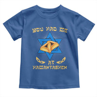 Funny Purim Toddler T Shirt You Had Me At Hamantash
