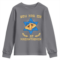 Funny Purim Youth Sweatshirt You Had Me At Hamantash