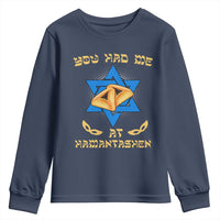 Funny Purim Youth Sweatshirt You Had Me At Hamantash