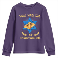 Funny Purim Youth Sweatshirt You Had Me At Hamantash