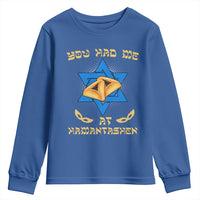Funny Purim Youth Sweatshirt You Had Me At Hamantash