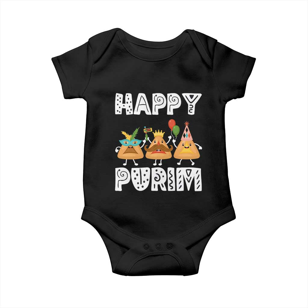 Happy Purim Funny Hamantash Baby Onesie