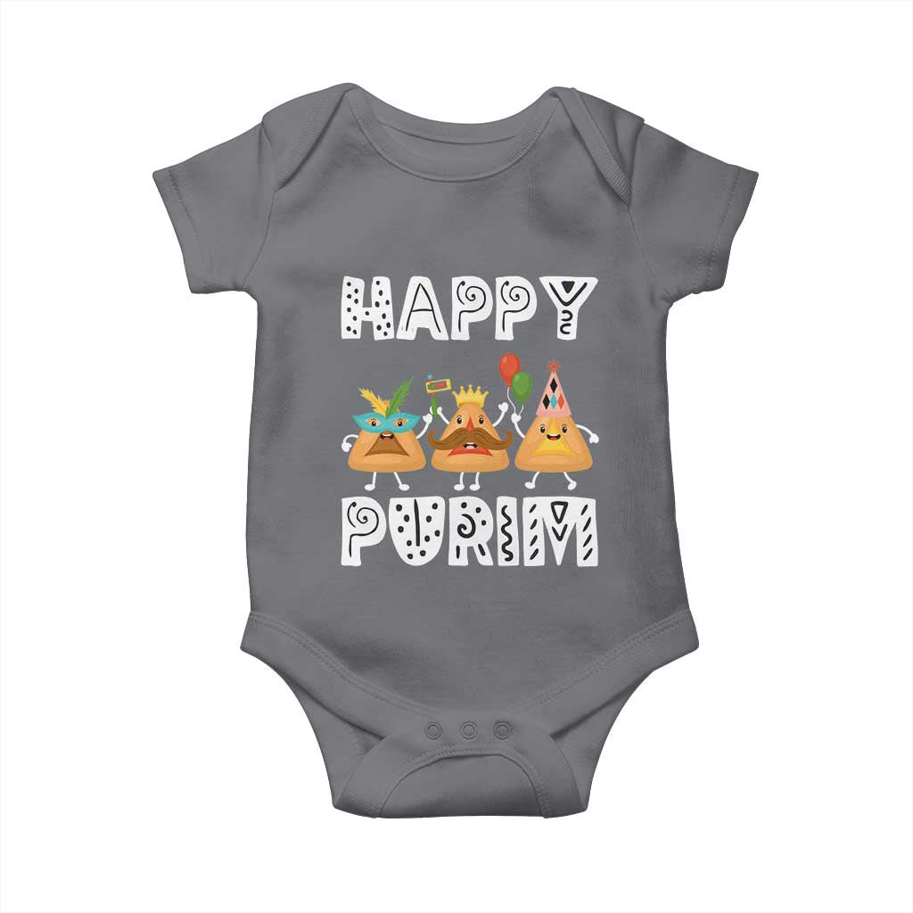 Happy Purim Funny Hamantash Baby Onesie