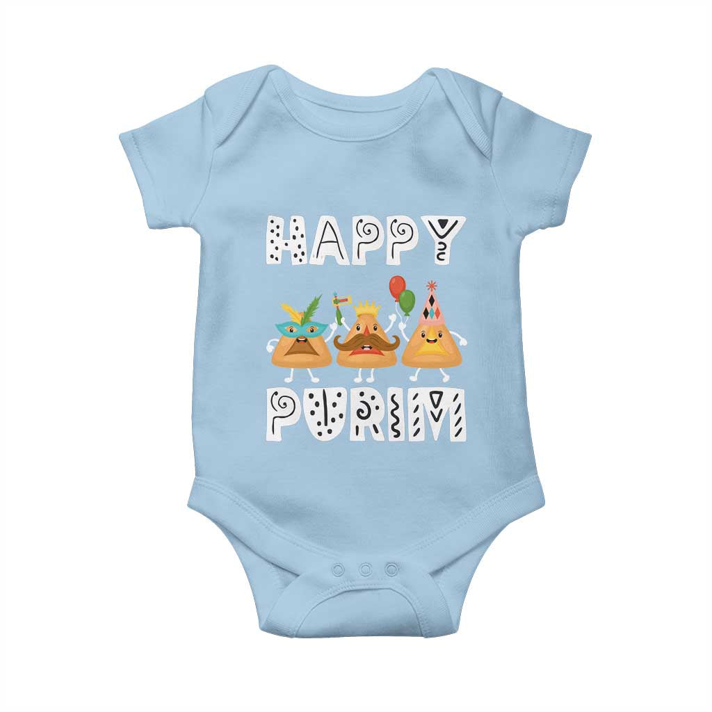 Happy Purim Funny Hamantash Baby Onesie