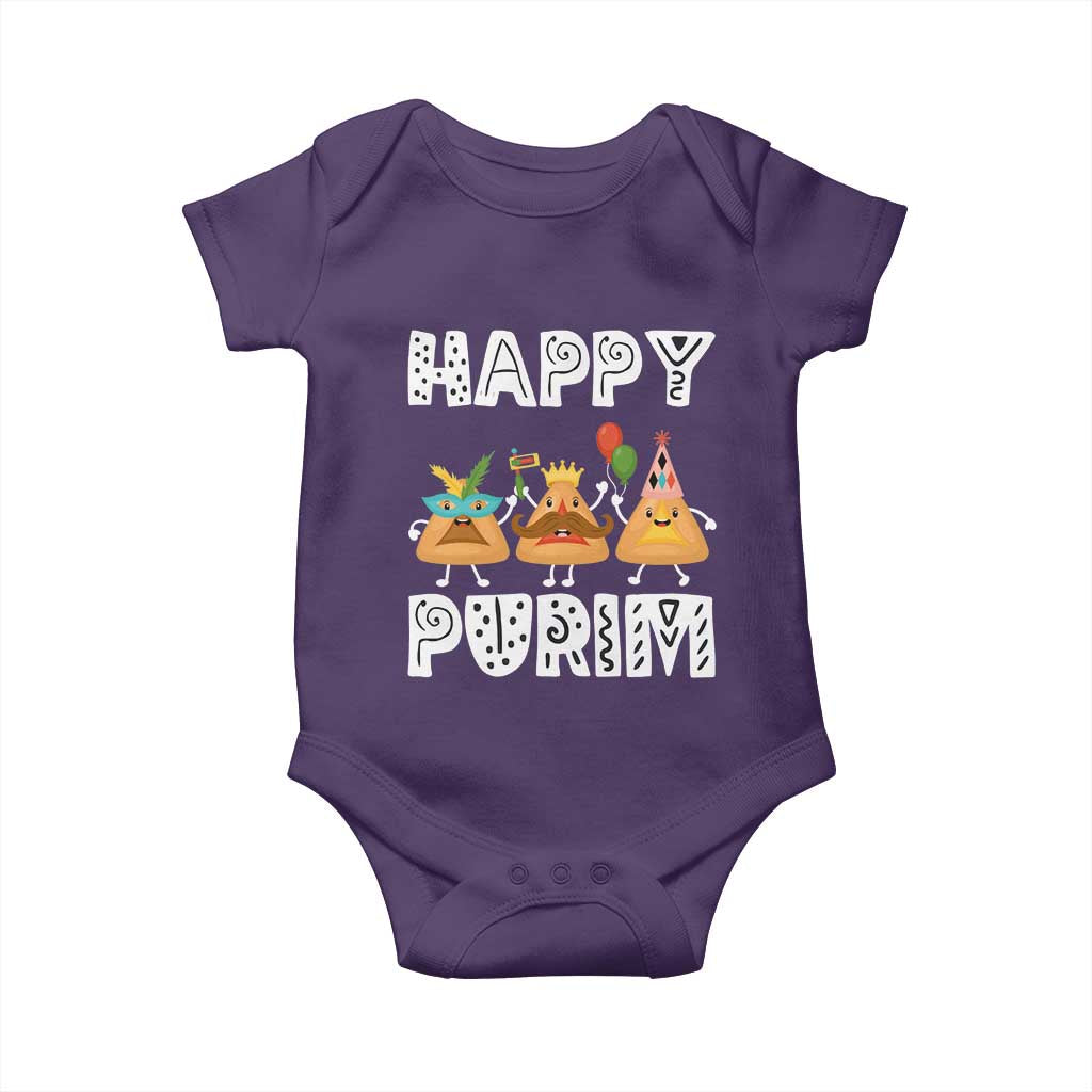 Happy Purim Funny Hamantash Baby Onesie
