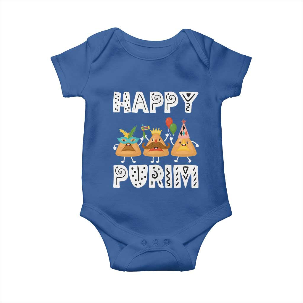 Happy Purim Funny Hamantash Baby Onesie