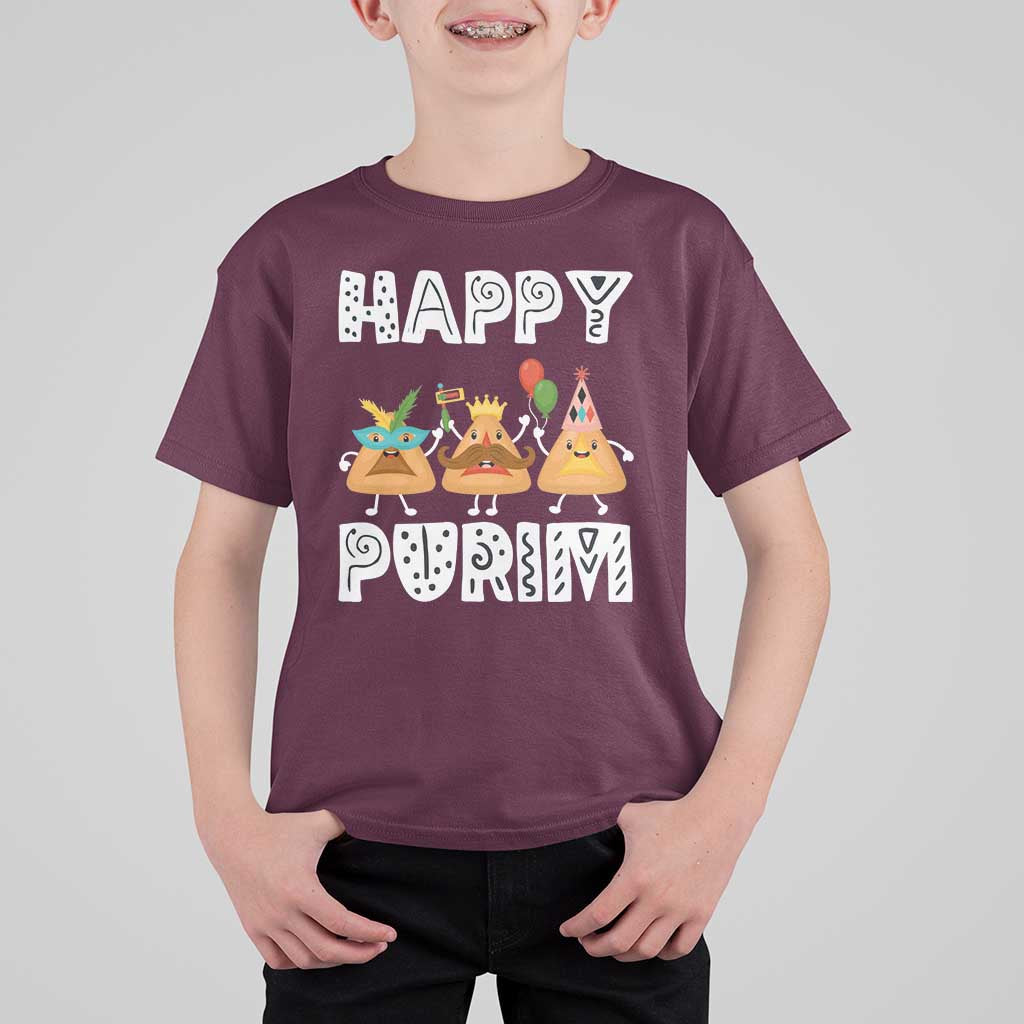 Happy Purim Funny Hamantash T Shirt For Kid