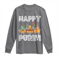 Happy Purim Funny Hamantash Long Sleeve Shirt