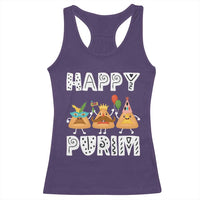Happy Purim Funny Hamantash Racerback Tank Top
