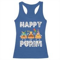 Happy Purim Funny Hamantash Racerback Tank Top