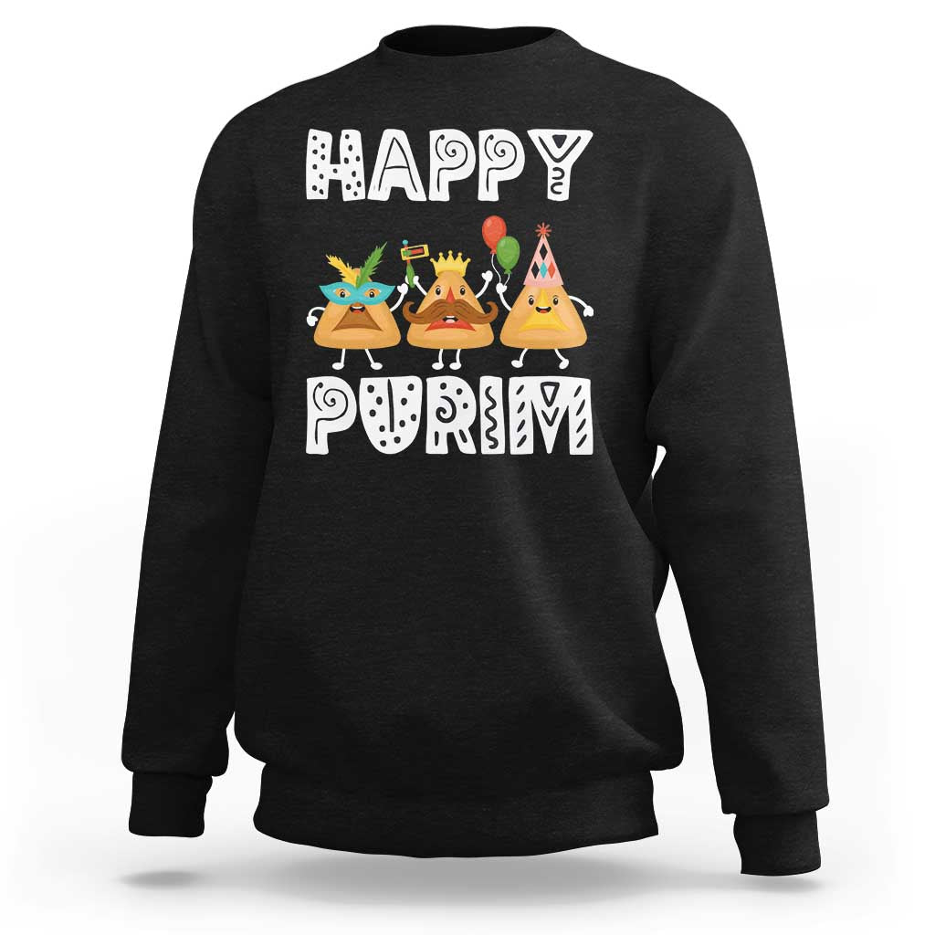 Happy Purim Funny Hamantash Sweatshirt