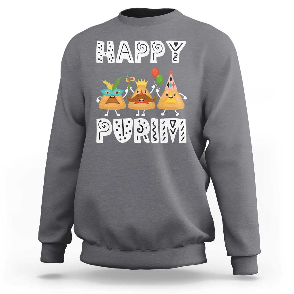 Happy Purim Funny Hamantash Sweatshirt