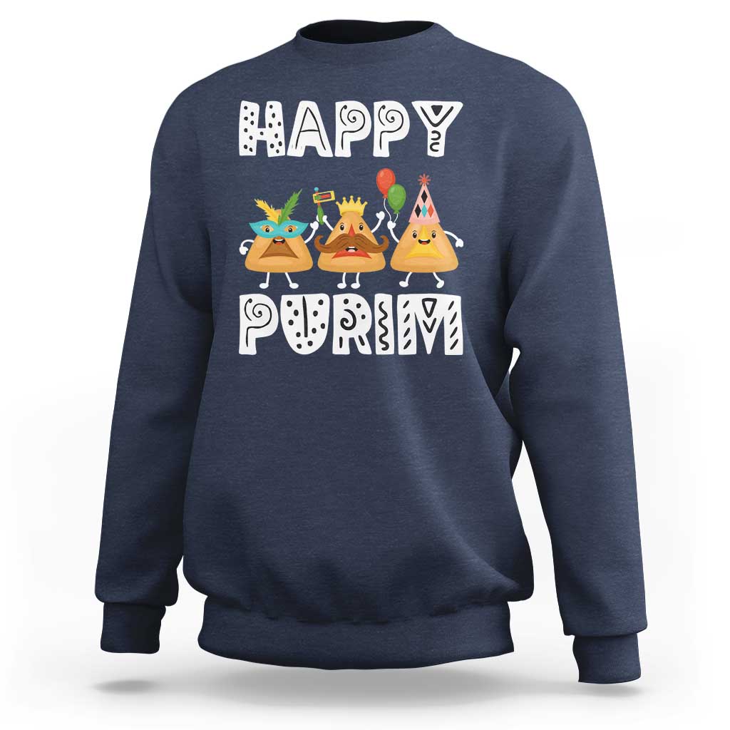Happy Purim Funny Hamantash Sweatshirt