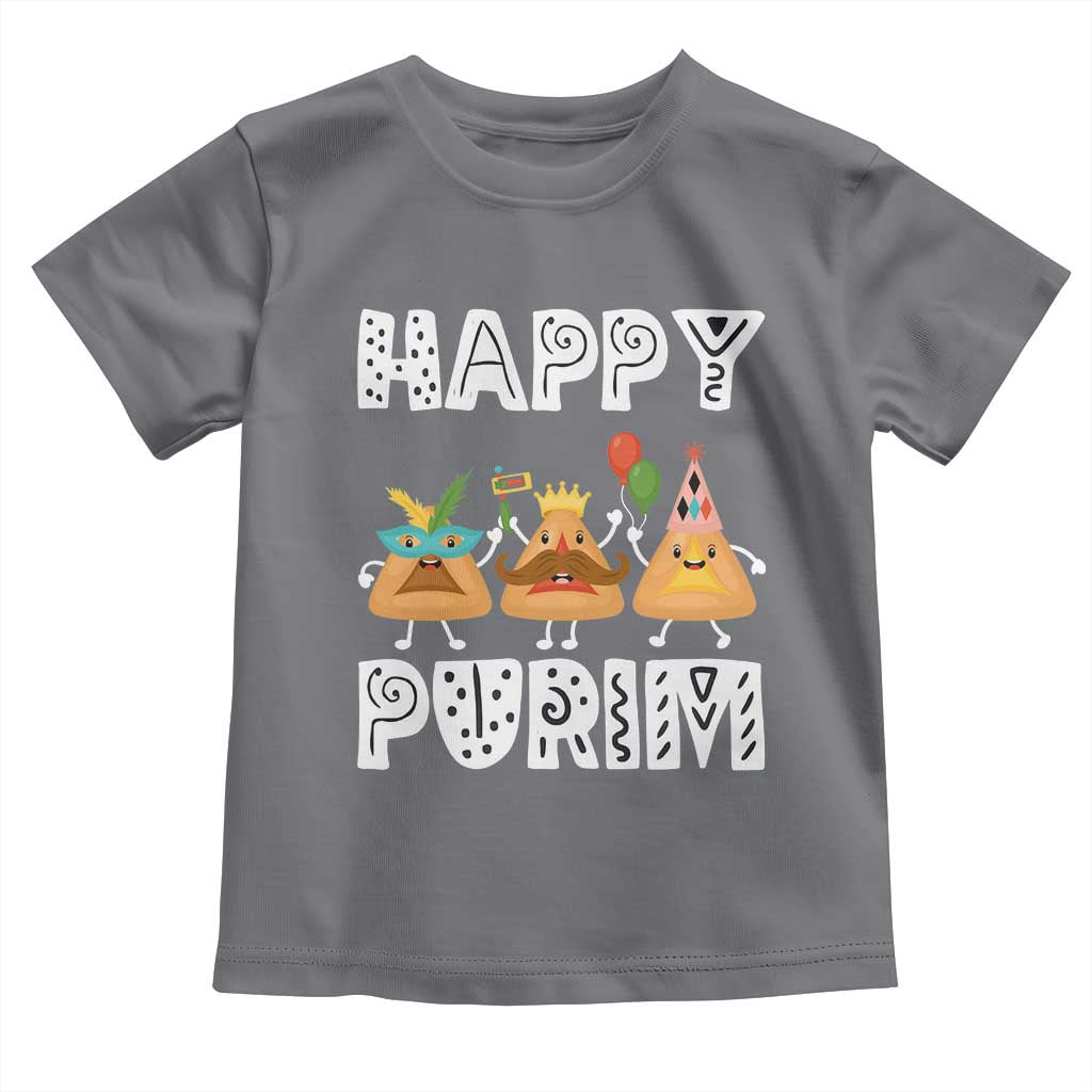 Happy Purim Funny Hamantash Toddler T Shirt