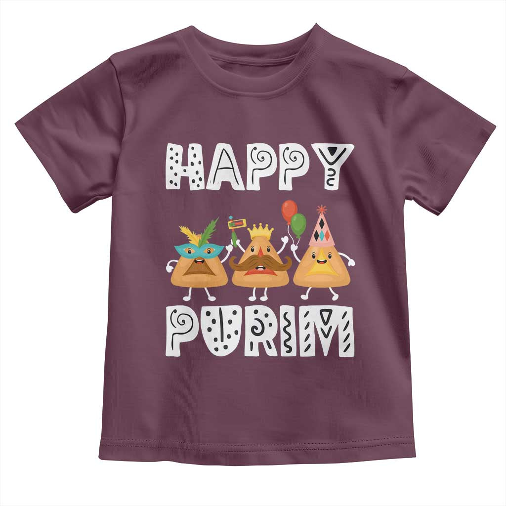 Happy Purim Funny Hamantash Toddler T Shirt