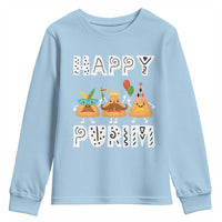 Happy Purim Funny Hamantash Youth Sweatshirt