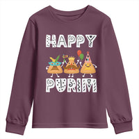 Happy Purim Funny Hamantash Youth Sweatshirt