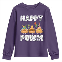 Happy Purim Funny Hamantash Youth Sweatshirt