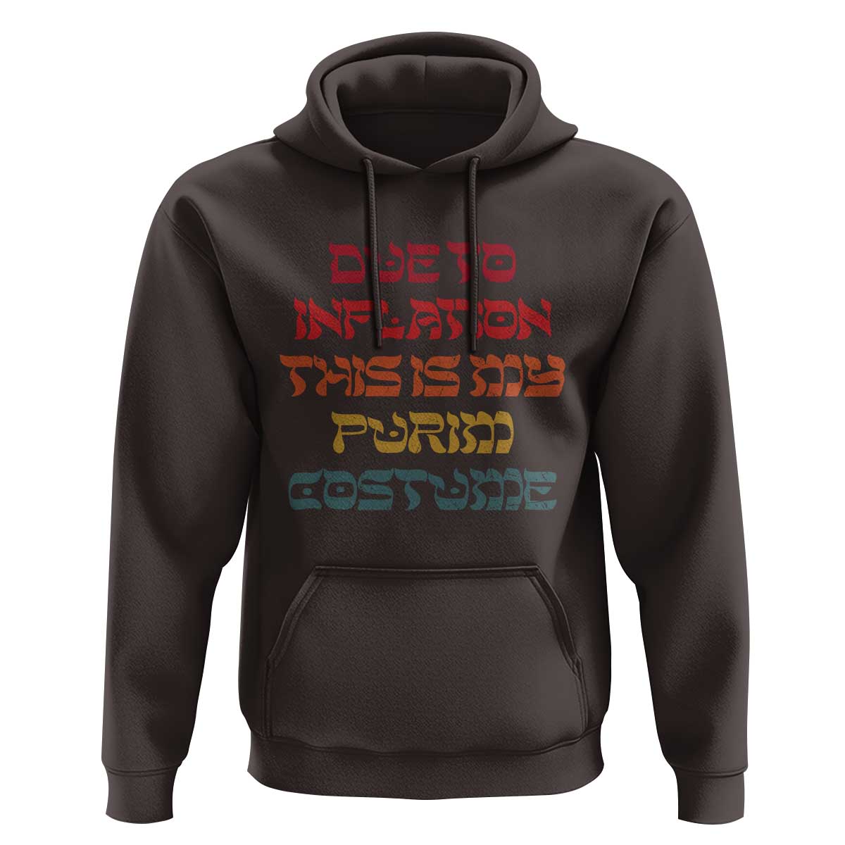 Funny Due To Inflation This Is My Purim Costume Hoodie