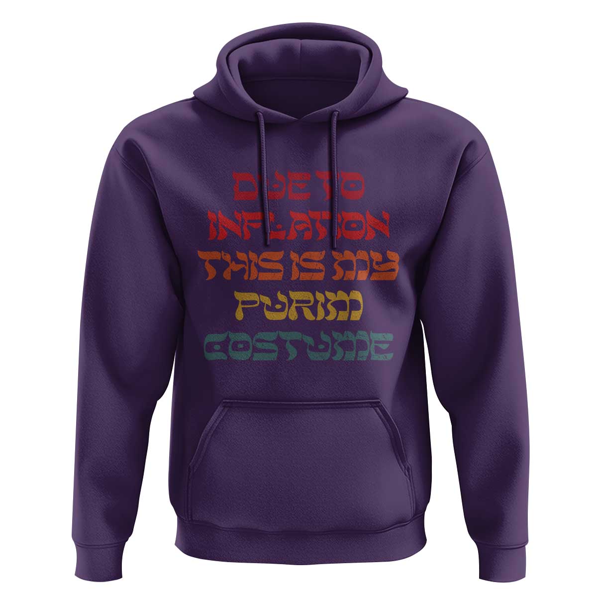 Funny Due To Inflation This Is My Purim Costume Hoodie