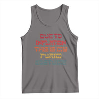 Funny Due To Inflation This Is My Purim Costume Tank Top